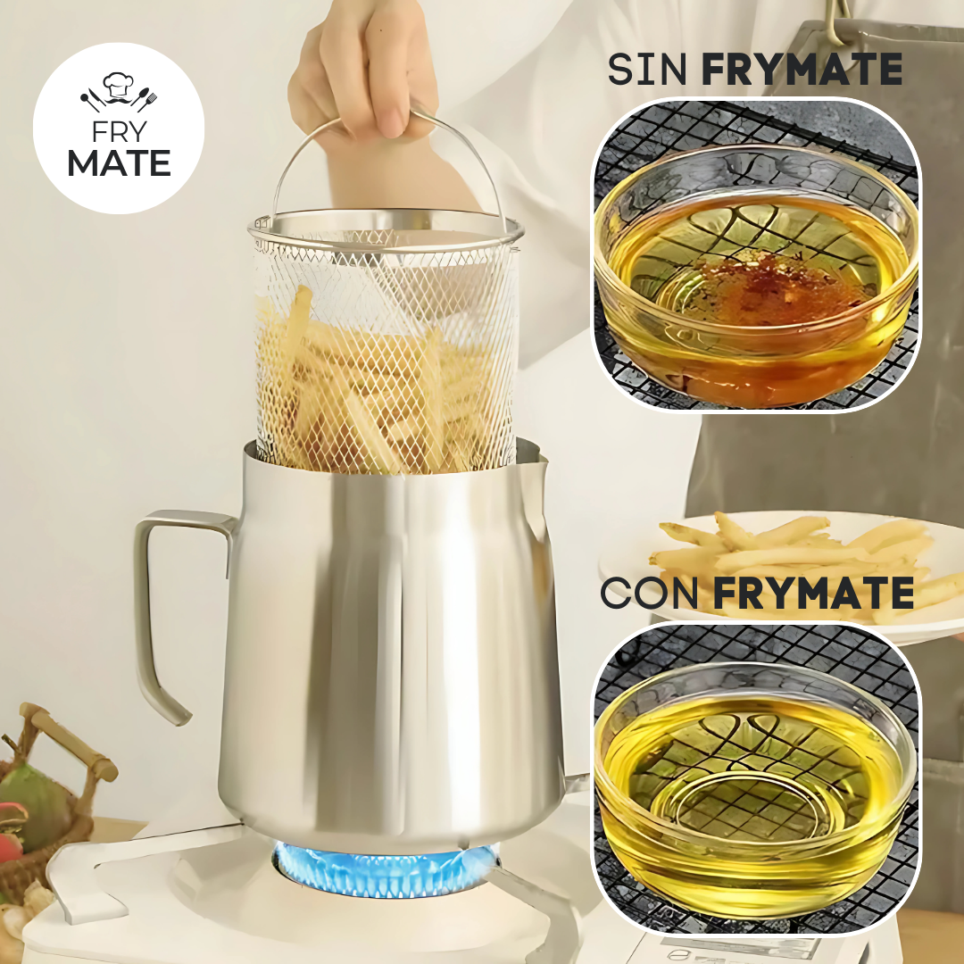 FryMate: Freidora 2 en 1 Multifunción