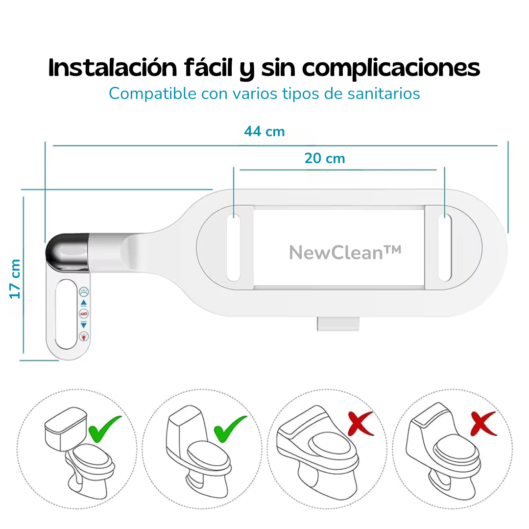 NewClean: Bidé Económico para Inodoro