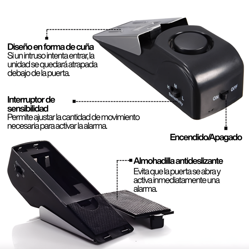 DoorSecure | Alarma antirrobo portátil para puerta