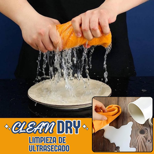 Clean&Dry: Bayetas de limpieza de ultrasecado