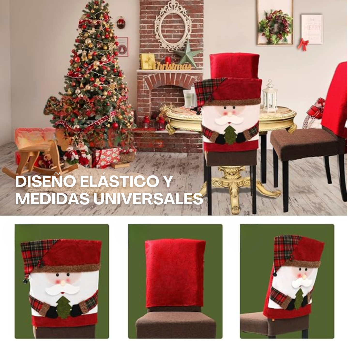 Hollycover: Fundas navideñas para silla