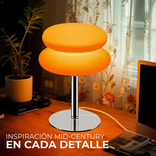 Macaron: Lámpara mid-century estilo Bauhaus
