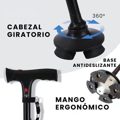 WalkBuddy: Bastón plegable multifunción
