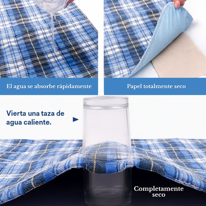 DryBed | Almohadilla de pañal impermeable y lavable para cama