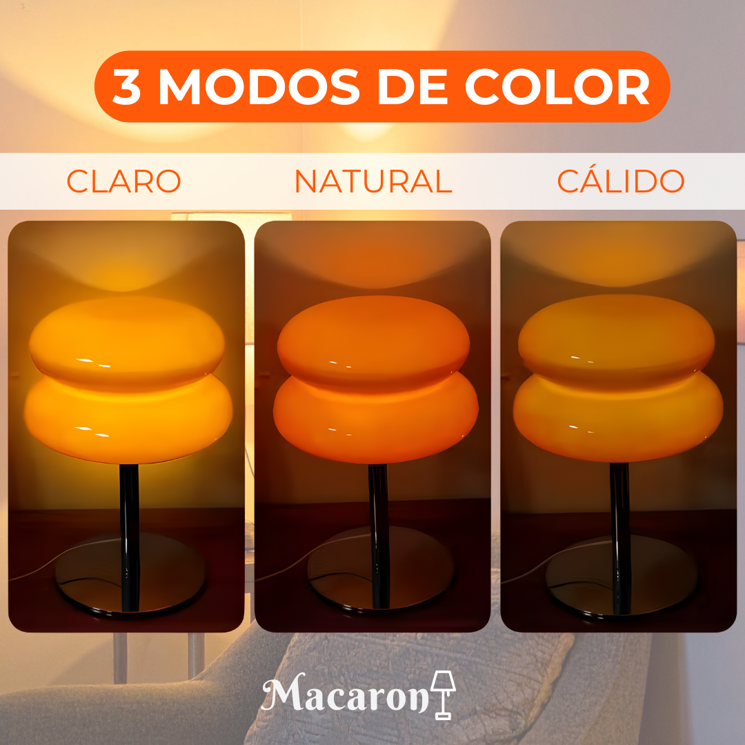Macaron: Lámpara mid-century estilo Bauhaus