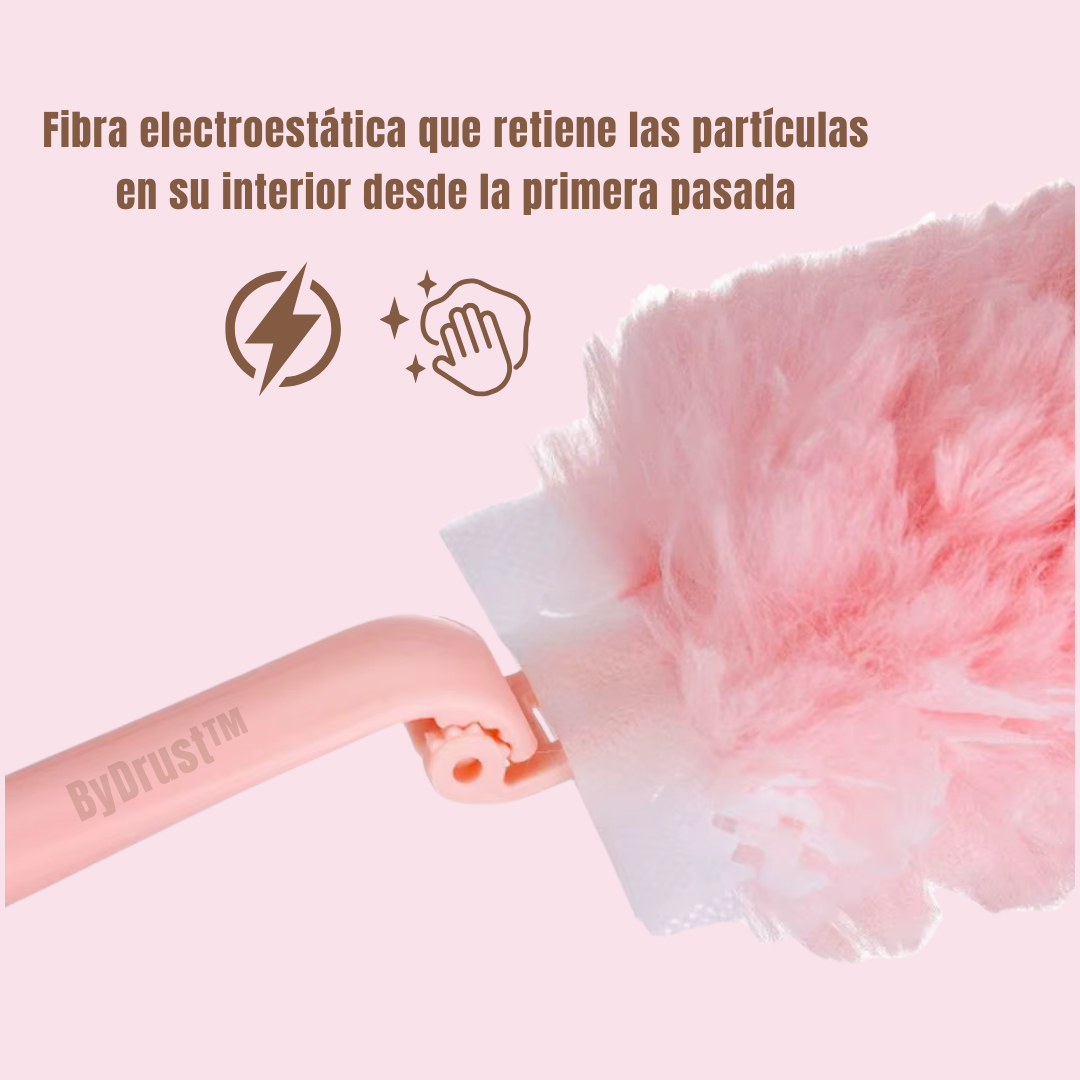 ByeDust: Plumero Atrapatodo Electrostático Ajustable