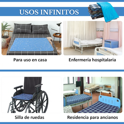 DryBed | Almohadilla de pañal impermeable y lavable para cama