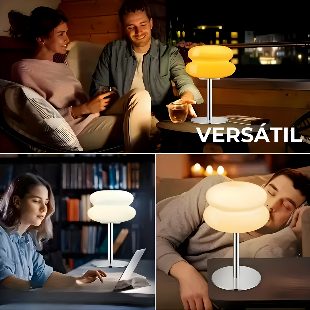 Macaron: Lámpara mid-century estilo Bauhaus