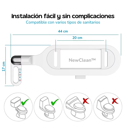 NewClean: Bidé Económico para Inodoro