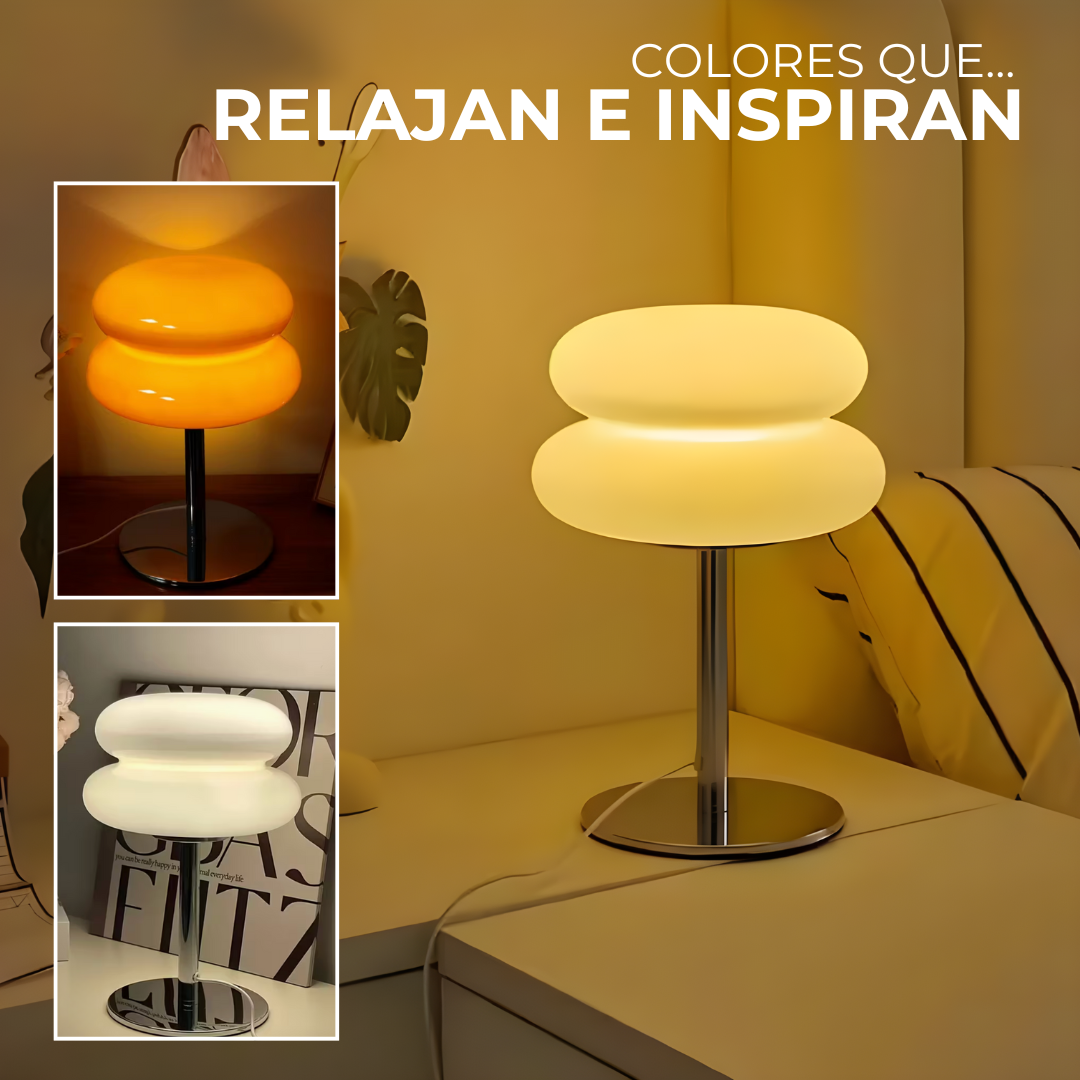 Macaron: Lámpara mid-century estilo Bauhaus