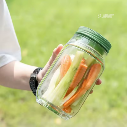 SaladJar: Tarro para ensaladas portátil