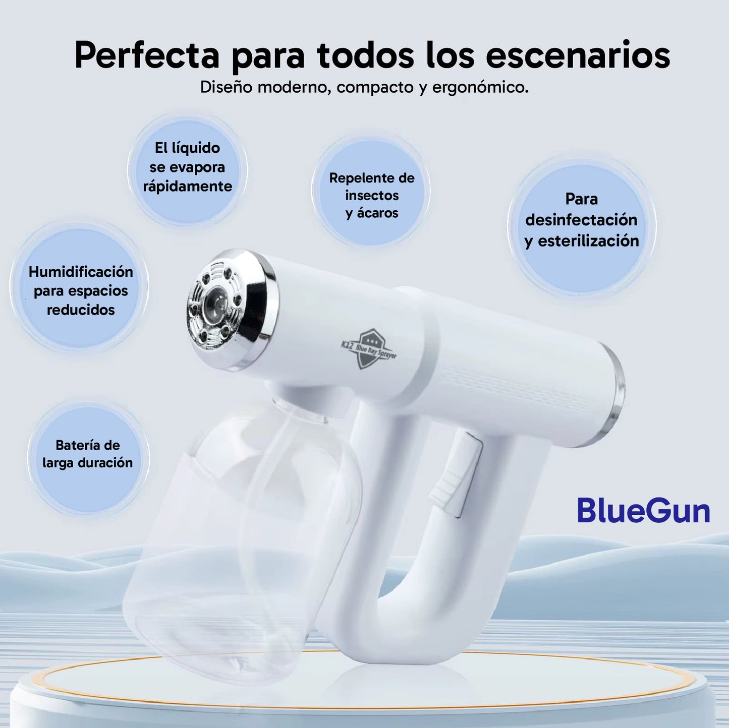 BlueGun: Pistola esterilizadora de luz azul