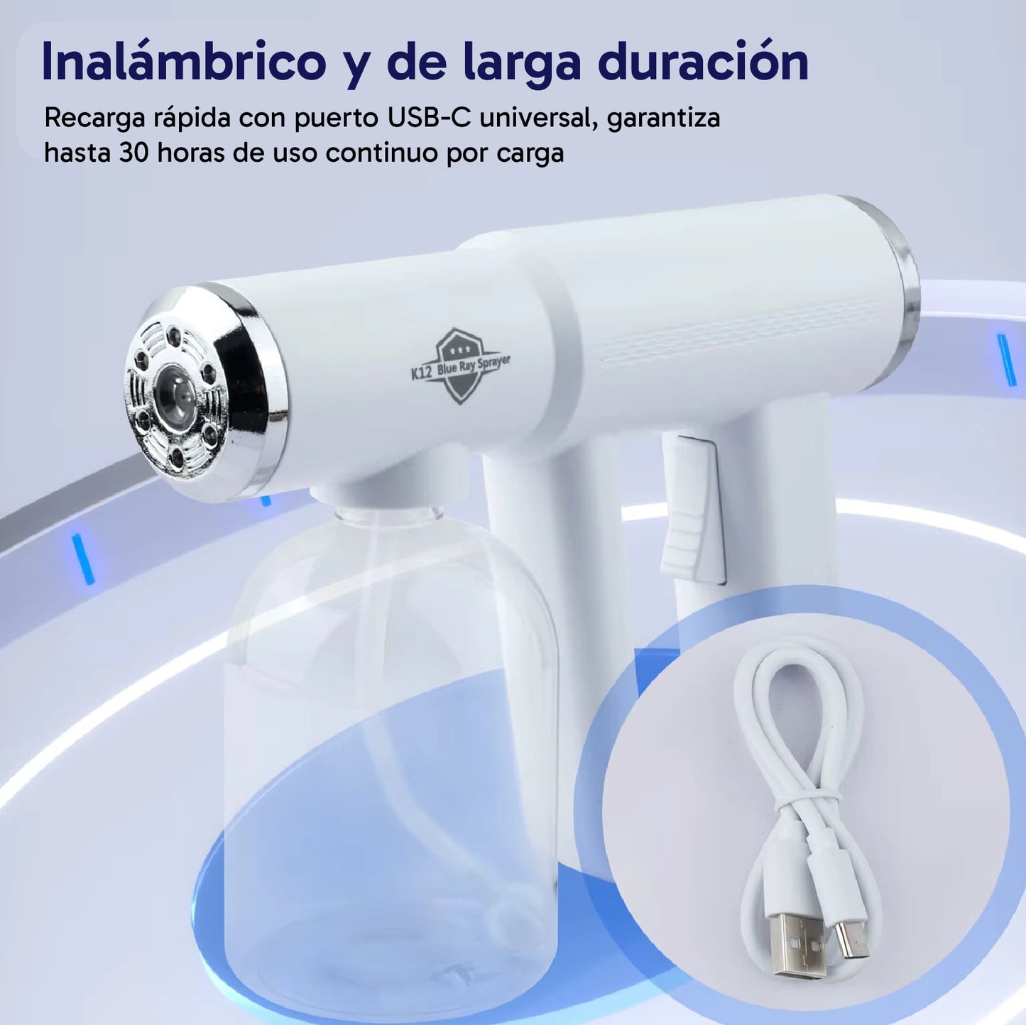 BlueGun: Pistola esterilizadora de luz azul