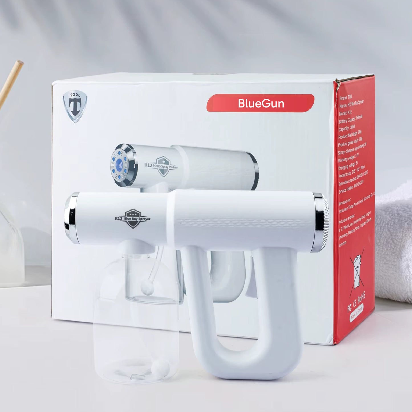 BlueGun: Pistola esterilizadora de luz azul