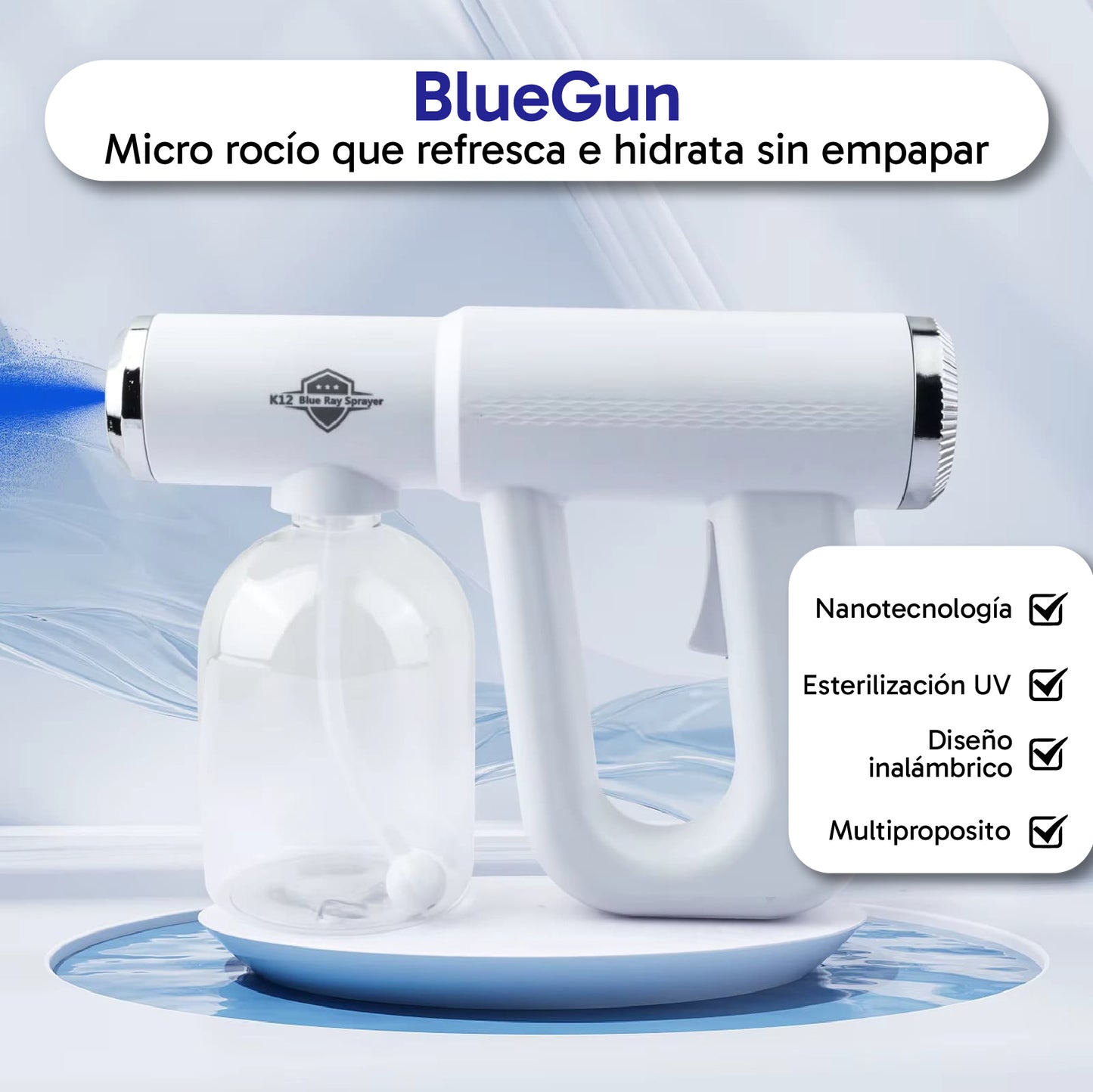 BlueGun: Pistola esterilizadora de luz azul