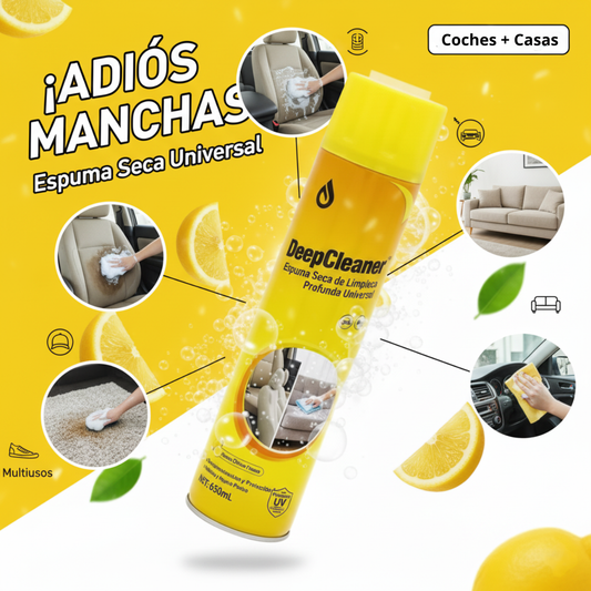 DeepCleaner | Espuma Seca de Limpieza Profunda Universal