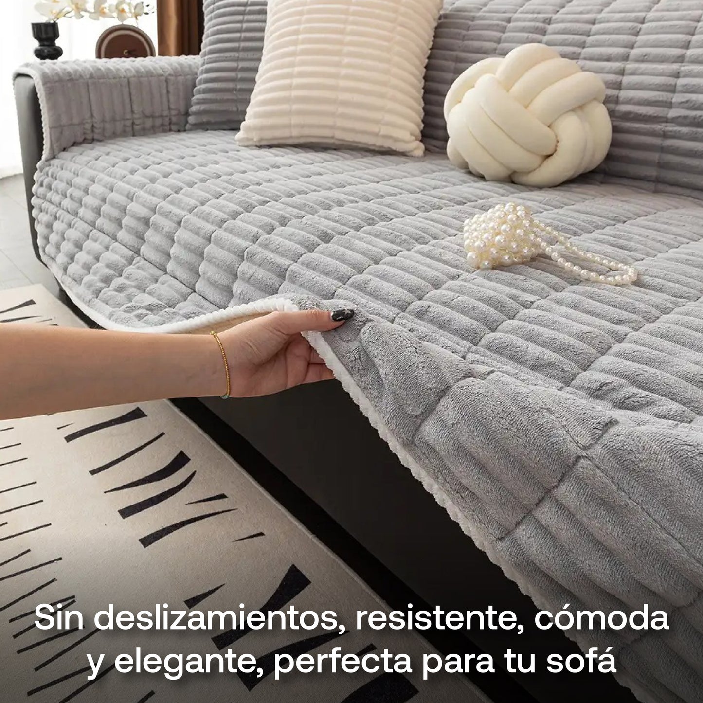 DeluxeSofa: Cubresofá protector antideslizante