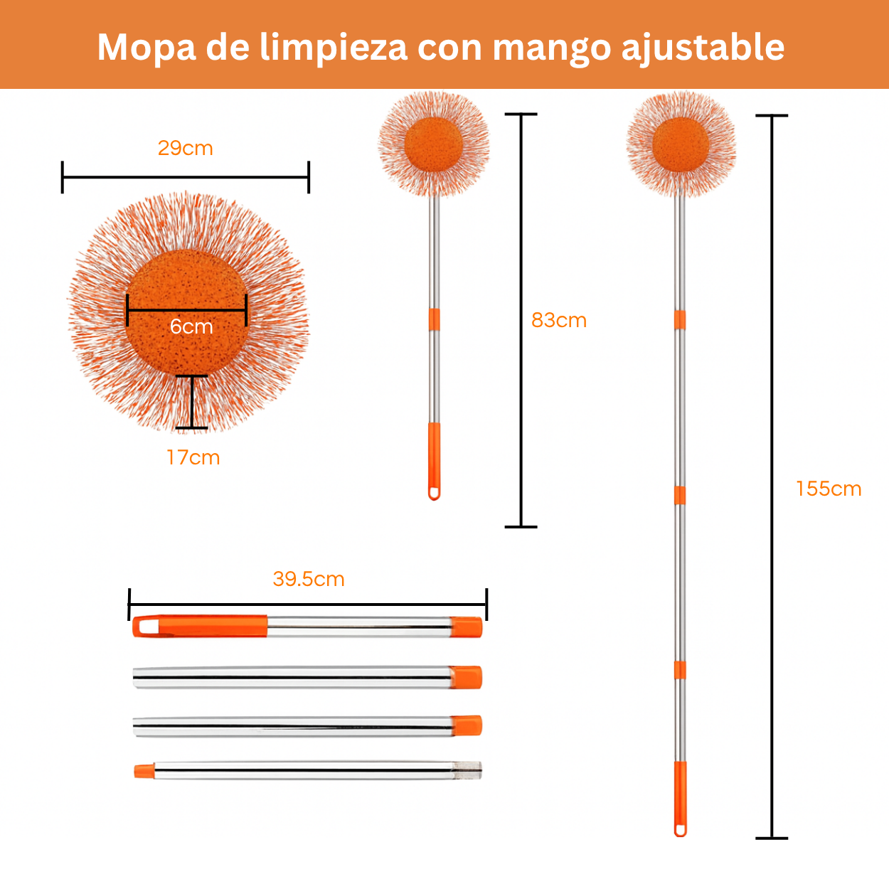 MaxDry | Mopa 360º de máxima absorción y limpieza