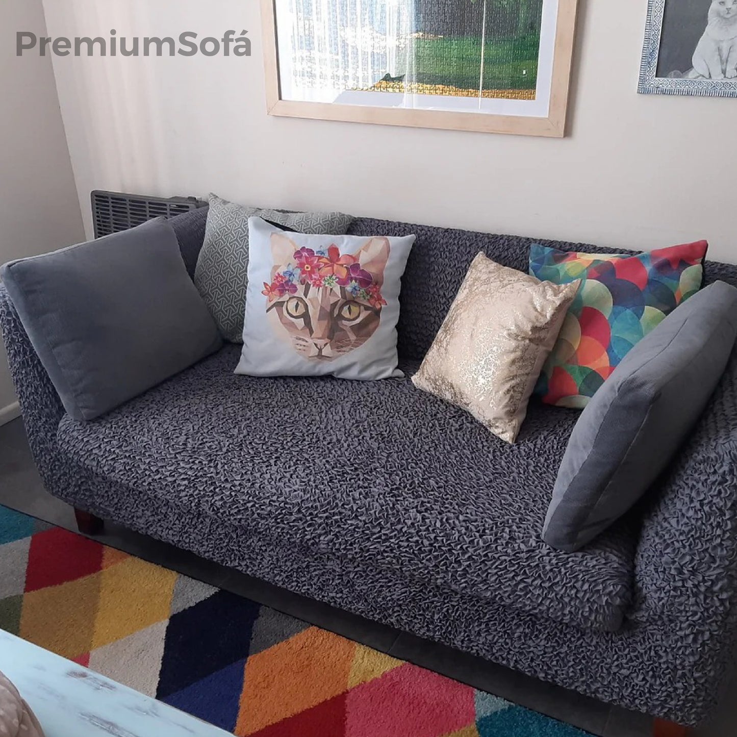 PremiumSofa: Funda de sofá adaptable