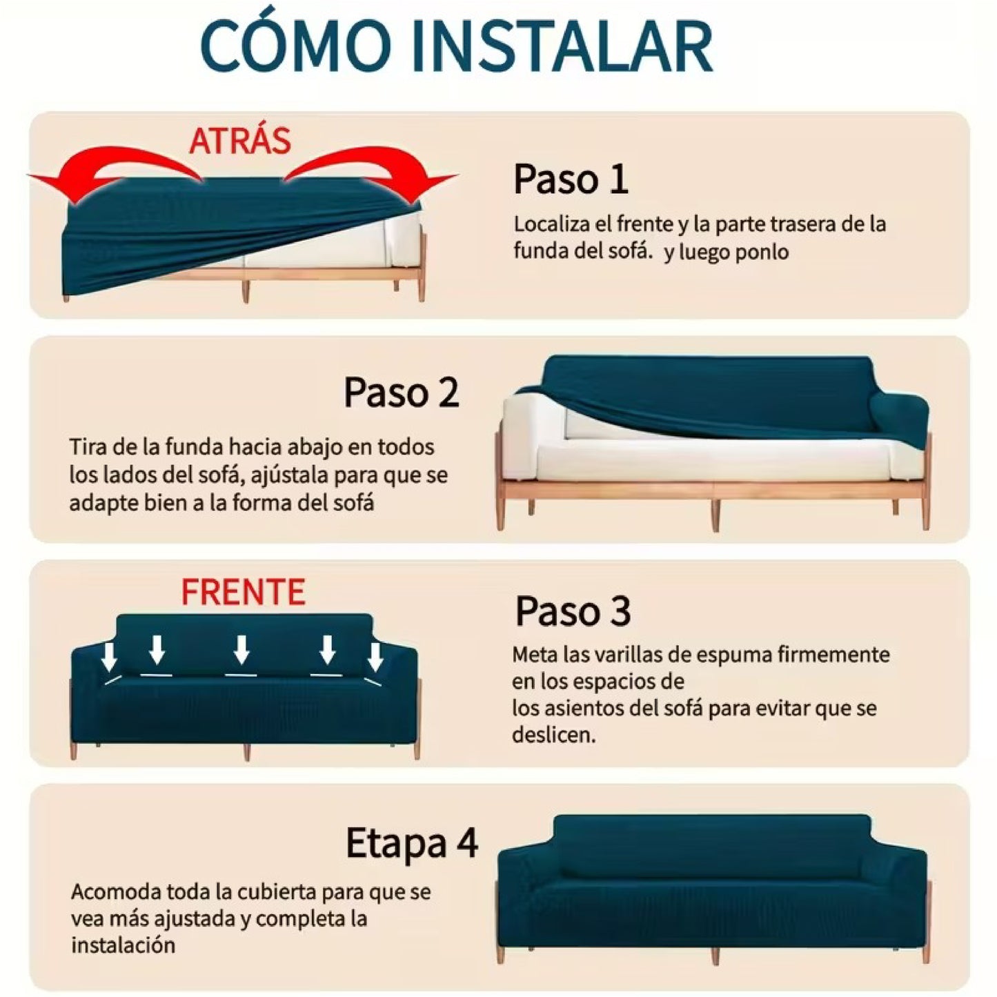 TrendySofa | Funda de sofá adaptable