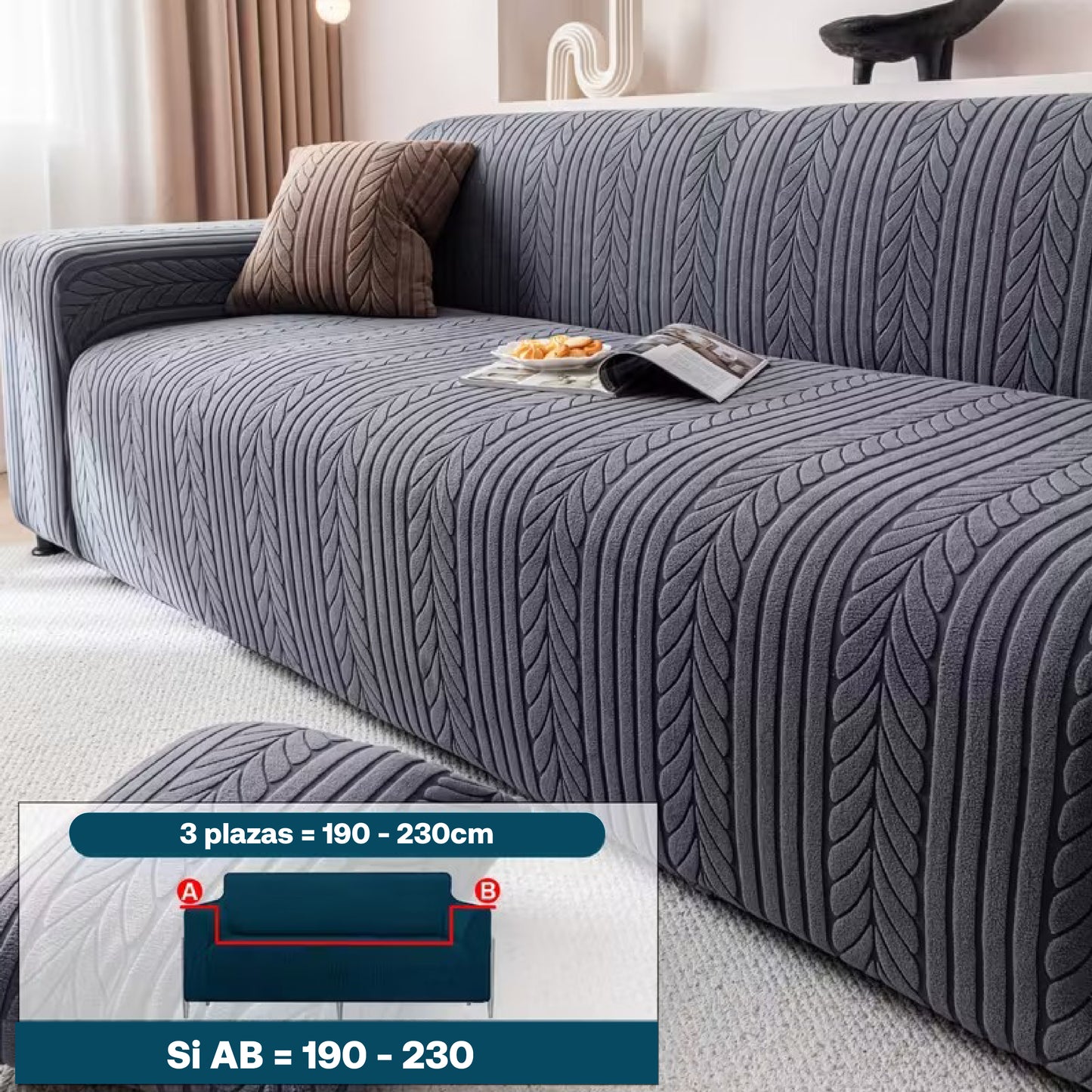 TrendySofa | Funda de sofá adaptable