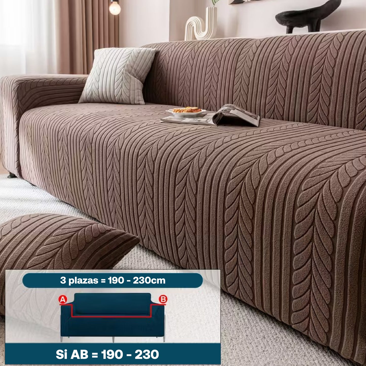 TrendySofa | Funda de sofá adaptable