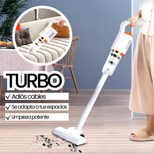 Turbo: Aspirador inalámbrico de alta potencia