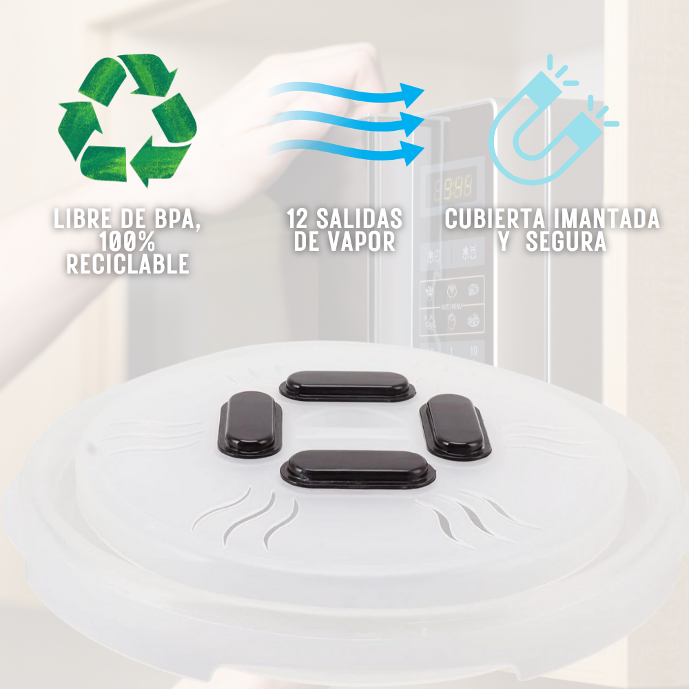 MagnetTap | Tapa magnética para microondas